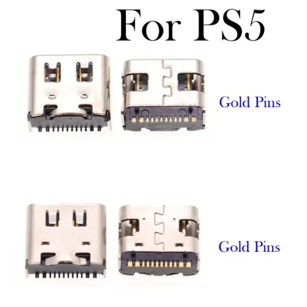 Socket Port Stabilize Durable Practical Fast Transfer Game Gadgets Handle Charging Silver Efficient Game Component Charger - Image 2